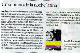 Un soprano de la noche latina  [artículo].