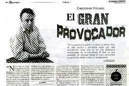 El gran provocador  [artículo] Andrès Carrasco Ruiz.