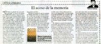 El acoso de la memoria  [artículo] Patricia Espinosa.