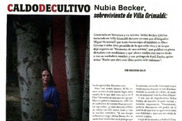Sobreviviente de Villa Grimaldi (entrevista)  [artículo] Macarena Gallo.