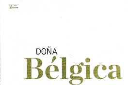 Doña Bélgica  [artículo] Yenny Cáceres.
