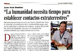 "La humanidad necesita tiempo para establecer contactos extraterrestres" (entrevista)  [artículo] Mario Rodríguez Órdenes.