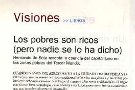Los pobles son ricos (pero nadie se lo ha dicho)  [artículo] Raúl Ferro.