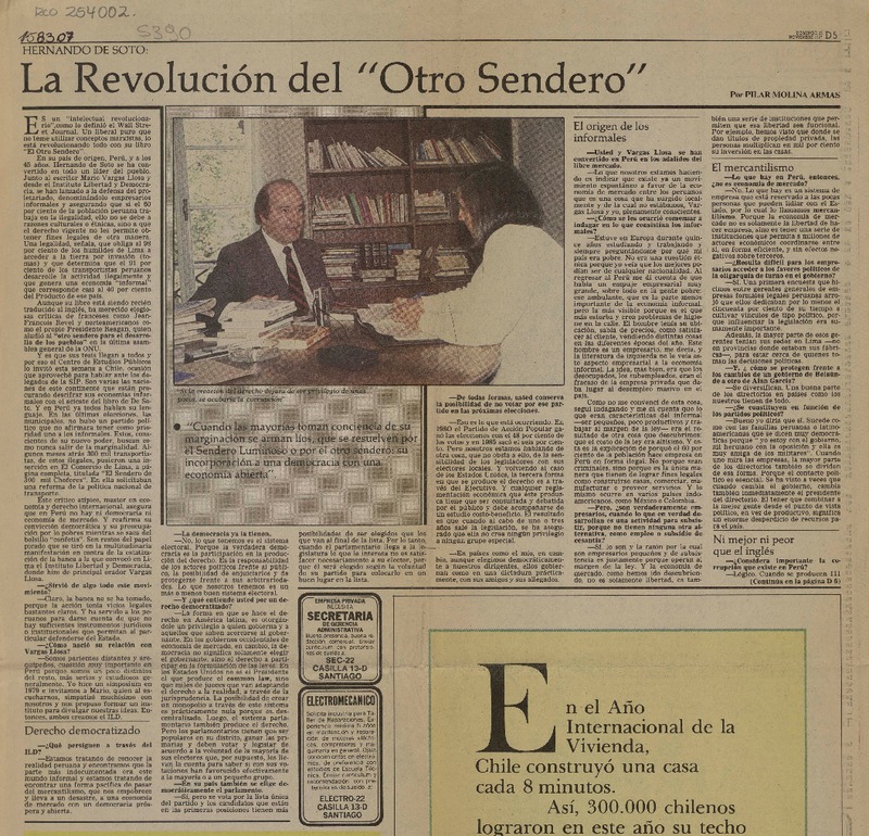 La revolución del "otro sendero"  [artículo] Pilar Molina Armas.