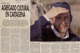 Agregado cultural en Cartagena  [artículo] Claudia Donoso.