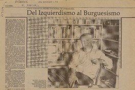 Del izquierdismo al burguesismo  [artículo] Carlos A. Díaz Ojeda.