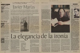 Javier Marías, la elegancia de la ironía  [artículo] Iván Quezada E.