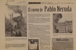 El Convoy de Pablo Neruda  [artículo]