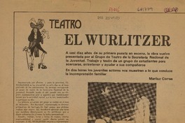 El Wurlitzer  [artículo] Mariluz Correa.
