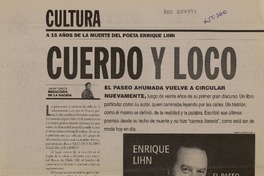 Cuerdo y loco  [artículo] Javier García.