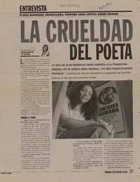 La crueldad del poeta [entrevistas] [artículo] : María Carla Alonso.