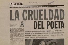 La crueldad del poeta [entrevistas] [artículo] : María Carla Alonso.