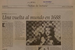 Una vuelta al mundo en 1688  [artículo] Marcelo Somarriva Q.