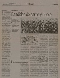 Bandidos de carne y hueso  [artículo] Marcelo Sommarriva Q.