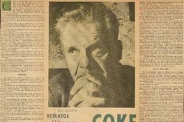 Coke  [artículo] German Ewart.