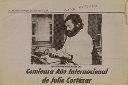 Comienza año internacional de Julio Cortázar  [artículo]