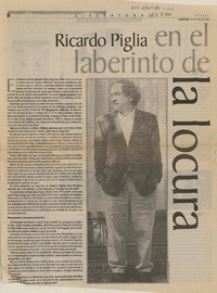 Ricardio Piglia en el laberinto de la locura  [artículo] Iván Quezada E.