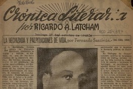 La Hechizada y palpitaciones de vida  [artículo] Ricardo A. Latchman.