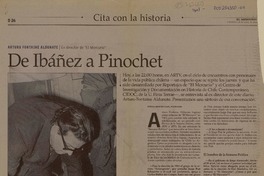 De Ibáñez a Pinochet  [artículo] Patricia Arancibia Clavel.