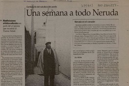 Una semana a todo Neruda.  [artículo]
