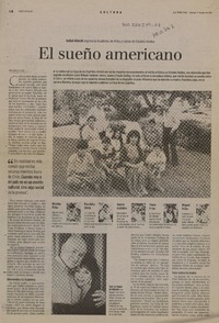 El sueño americano  [artículo] Marcelo Soto.