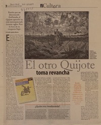 El otro Quijote toma revancha  [artículo] Claudio Aguilera Álvarez.