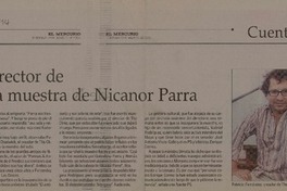 La Mano del director de The Clinic en la muestra de Nicanor Parra  [artículo]