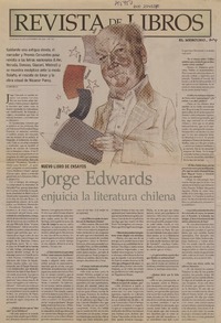 Jorge Edwards enjuicia a la literatura chilena (entrevista)  [artículo] Alvaro Matus.