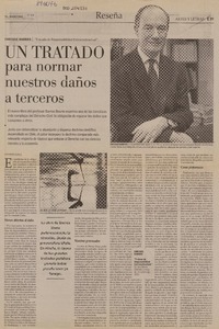 Un tratado para normar nuestros daños a terceros  [artículo] Juan Andrés Varas B.