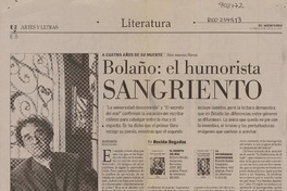 Bolaño: el humorista sangriento  [artículo] Alvaro Matus.