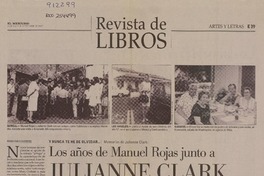 Los años de Manuel Rojas junto a Julianne Clark  [artículo] Pedro Pablo Guerrero.