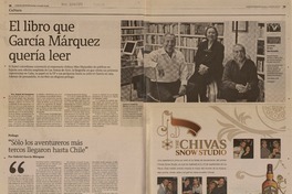 El libro qu García Márquez quería leer  [artículo].