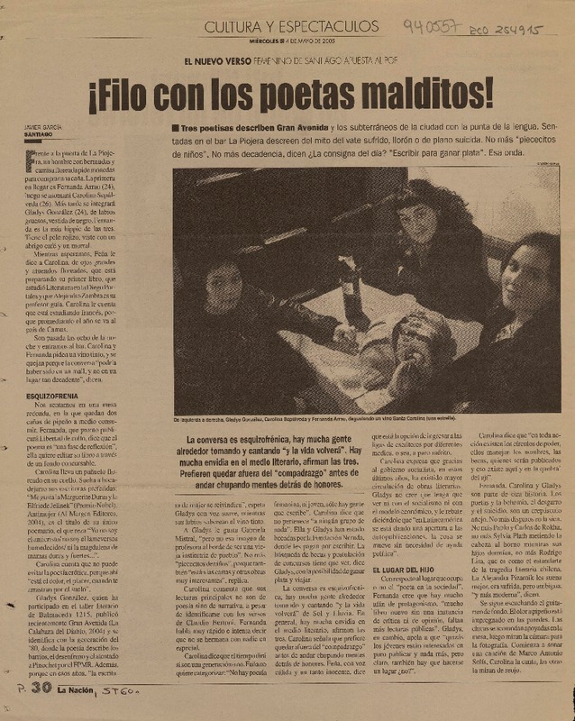 ¡Filo con los poetas malditos!  [artículo]Javier García.