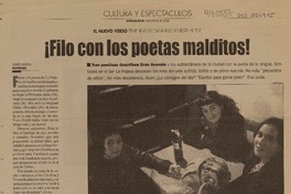 ¡Filo con los poetas malditos!  [artículo]Javier García.