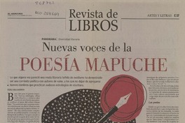 Nuevas voces en la poesía mapuche  [artículo] Pedro Pablo Guerrero.