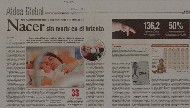 Nacer sin morir en el intento  [artículo] Cecilia Yáñez.