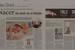 Nacer sin morir en el intento  [artículo] Cecilia Yáñez.