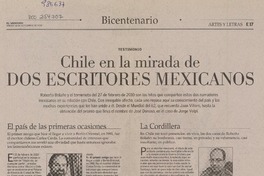 Chile en la mirada de dos escritores mexicanos  [artículo].