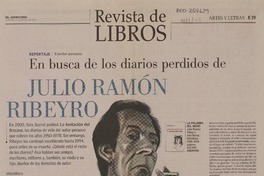 En busca de los diarios perdidos de Julio Ramón Ribeyro  [artículo] Diego Zúñiga H.