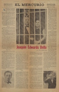 Joaquín Edwards Bello [artículo] / Germán Ewart.
