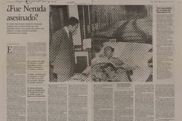 ¿Fue Neruda asesinado?  [artículo] Rocío Montes Rojas.