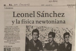 Leonel Sánchez y la física newtoniana  [artículo] Tito Matamala.