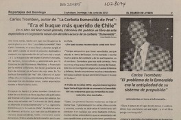 "Era el buque más querido de Chile" (entrevista)  [artículo] Jorge Abasolo Aravena.