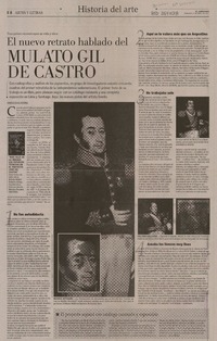 El nuevo retraro hablado del mulato Gil de Castro  [artículo] Daniela Silva Astorga.