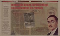 Fundación Oscar Castro Zuñiga, en la búsqueda de renacer  [artículo]