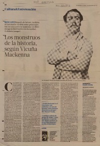 Los monstruos de la historia, según Vicuña Mackenna  [artículo] Roberto Careaga C.