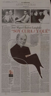 "Soy cura y qué"  [artículo] / María Teresa Cárdenas.