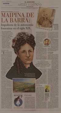 Maipina de La Barra : impulsora de la autonomía femenina en el siglo XIX [artículo] Valentina Proust Iligaray.