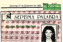 Algunas plumas maulinas  [artículo] Silvia Yáñez Cerpa.