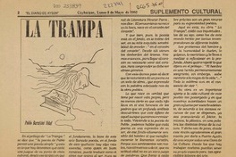 "La Trampa"  [artículo] Gustavo Cáceres.
